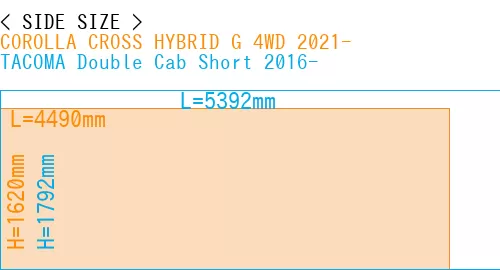 #COROLLA CROSS HYBRID G 4WD 2021- + TACOMA Double Cab Short 2016-